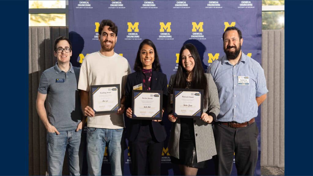 Recipients of the Excellence in Research, Teaching, and Service Awards