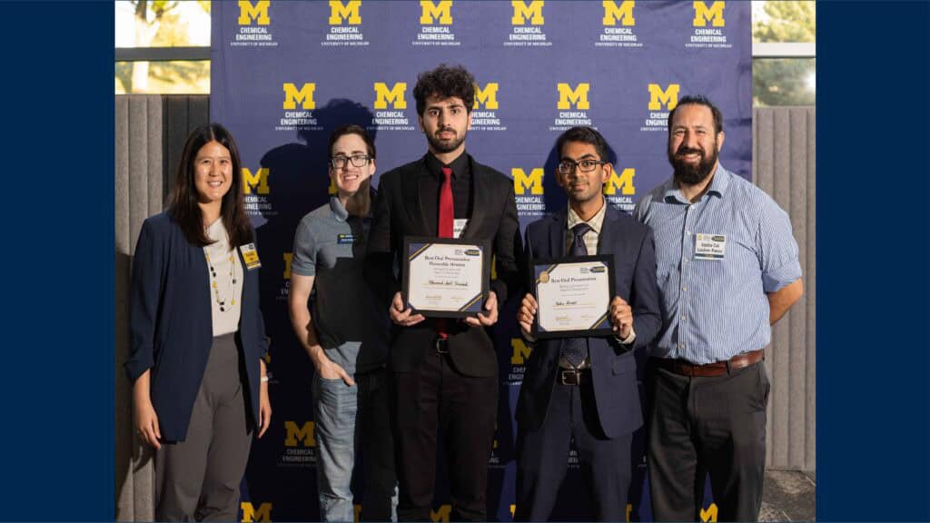 Recipients of the Outstanding Oral Presentation Award: Biological Systems and Targeted Therapeutics