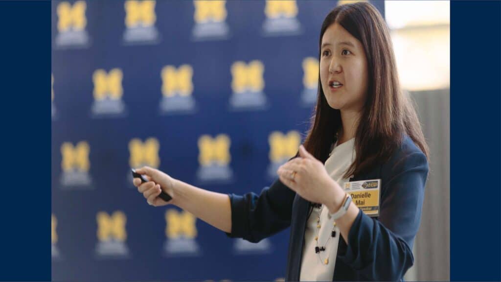 Our keynote speaker from the 2024 Symposium, Dr. Danielle J. Mai, who shared insights from her groundbreaking research